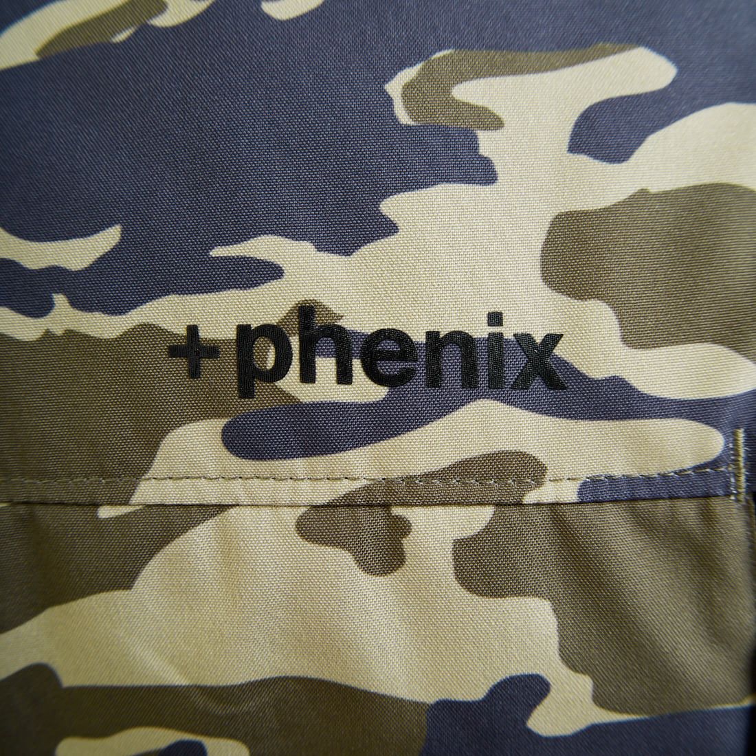 +phenix [プラスフェニックス] 別注 LEVEL7 ダウンジャケット [POO-25080IN-JF] CAMO