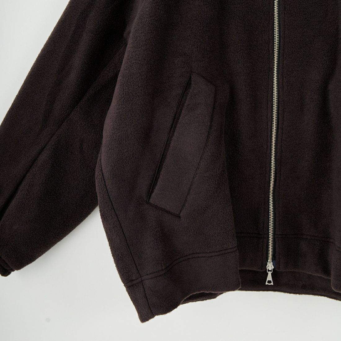 BASISBROEK [バージスブルック] フリースジップブルゾン HERNEN [25203T] BLACK