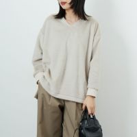 810 Lｸﾞﾚｲ&&モデル身長：162cm 着用サイズ：F&&