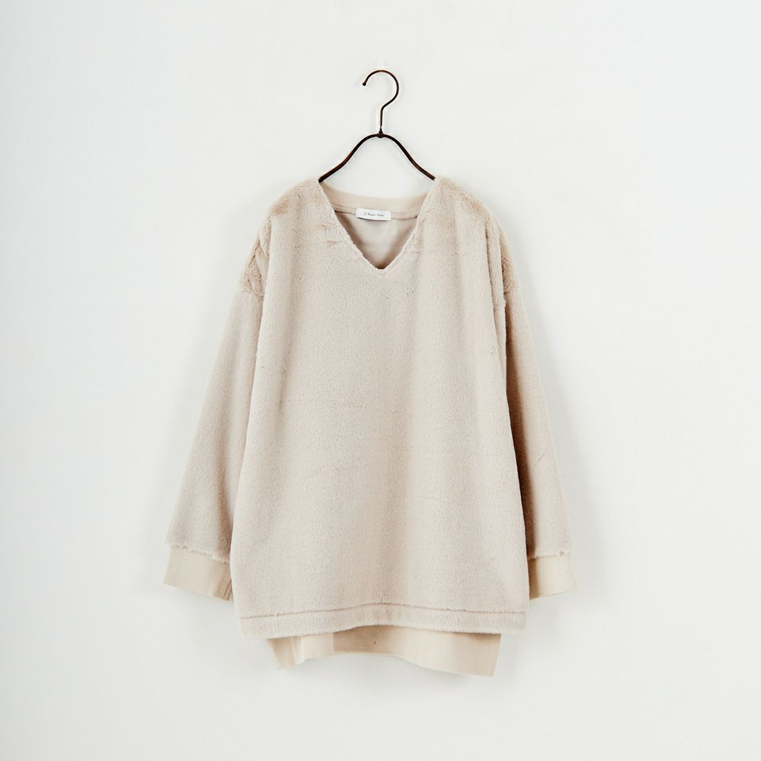 Jf Ready Made [ジェイエフレディメイド] カットファーVネックプルオーバー [3107106] 810 Lｸﾞﾚｲ