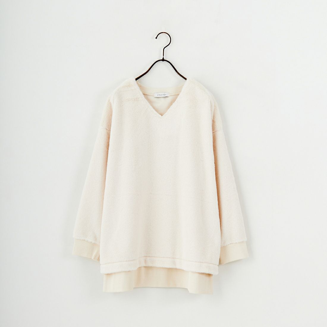 Jf Ready Made [ジェイエフレディメイド] カットファーVネックプルオーバー [3107106] 102 ｷﾅﾘ