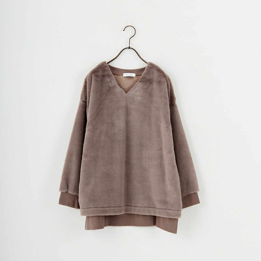 Jf Ready Made [ジェイエフレディメイド] カットファーVネックプルオーバー [3107106] 806 Mｸﾞﾚｲ