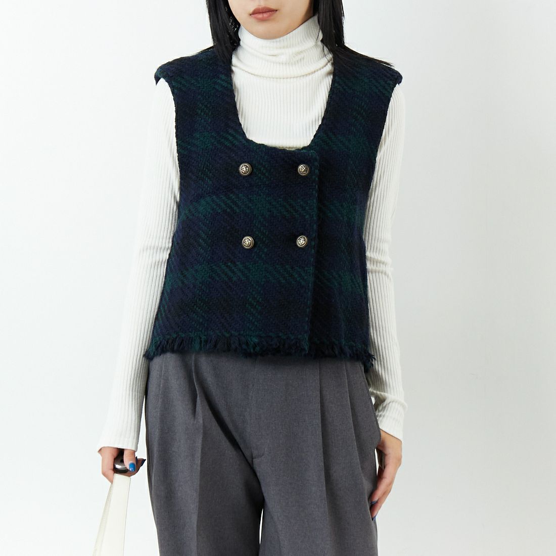 TATTERSALL&&モデル身長：167cm 着用サイズ：F&&