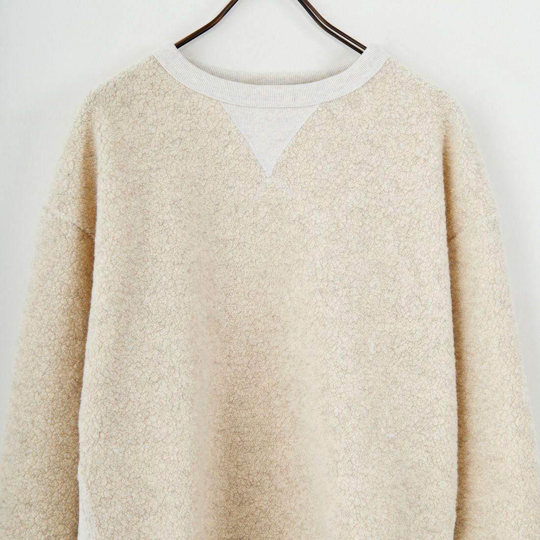 have a good day [ハブアグッドデイ] ウールパイルプルオーバーニット [HGD-352] BEIGE