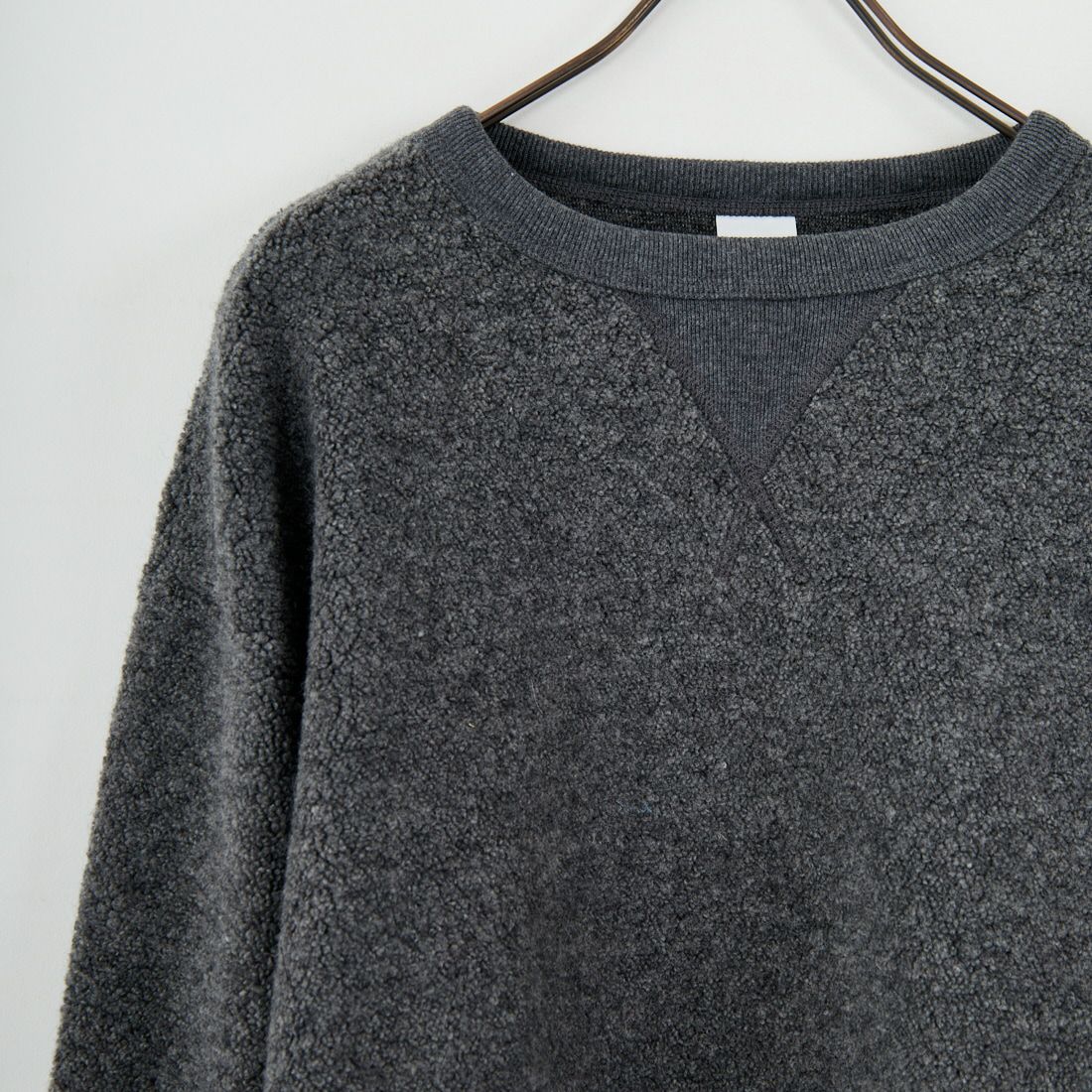 have a good day [ハブアグッドデイ] ウールパイルプルオーバーニット [HGD-352] CHARCOAL