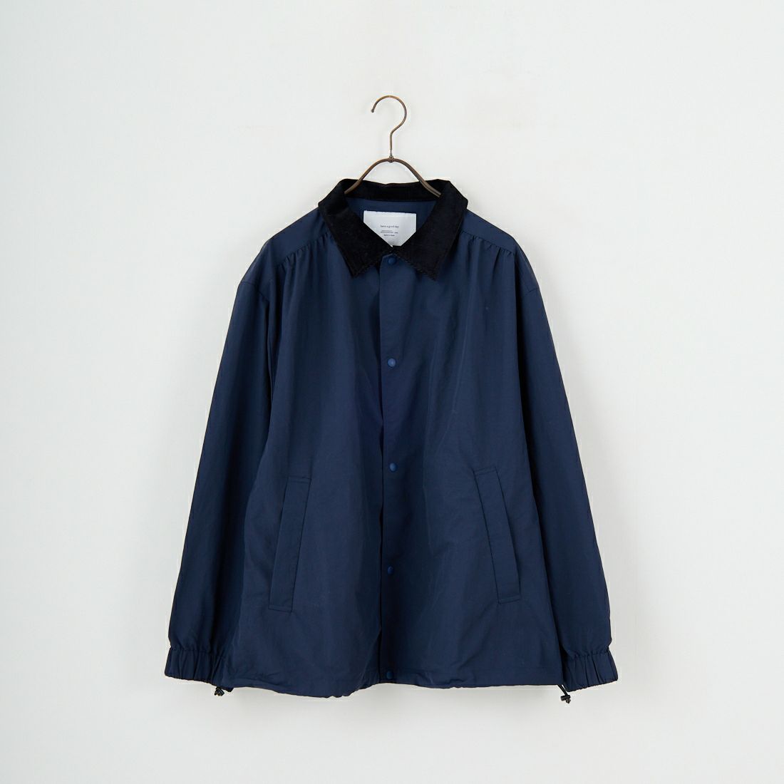 have a good day [ハブアグッドデイ] コーデュロイ襟 ナイロンコーチジャケット [HGD-340]