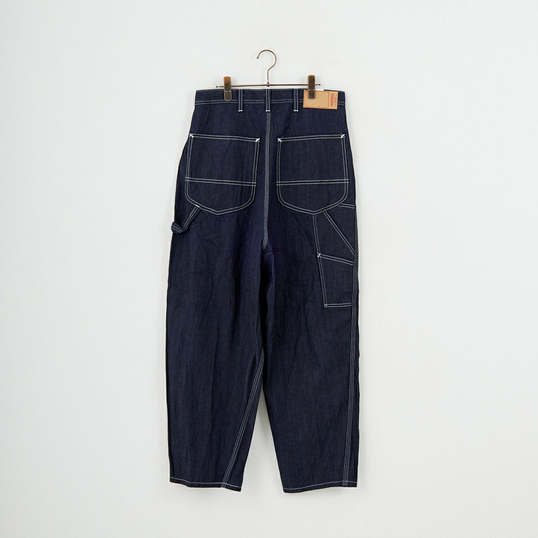 SKEWed [スキュー] ダンガリーパンツ [HS111] 100 BLU RI