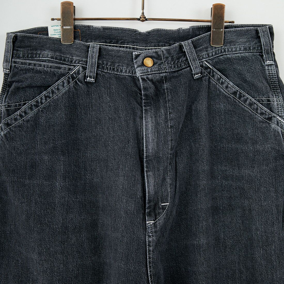 SKEWed [スキュー] ダンガリーパンツ [HS111] 183 BLK ST