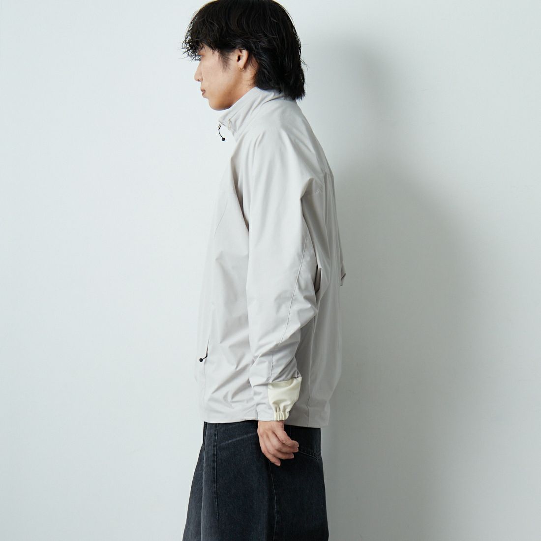 Needles [ニードルズ] ウィンドドルマンジャケット [RW378] A IVORY &&モデル身長：179cm 着用サイズ：M&&