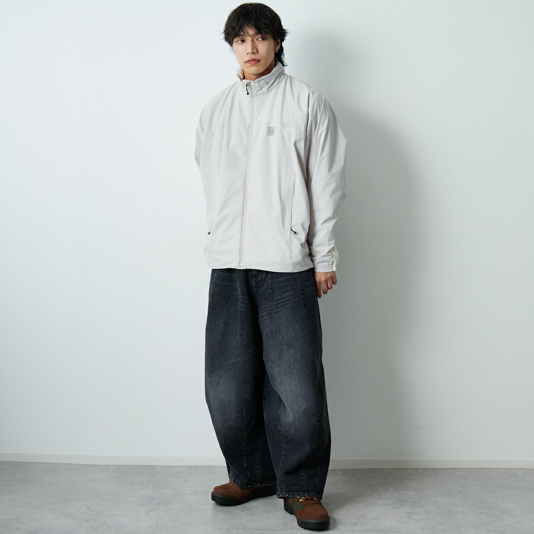 Needles [ニードルズ] ヒザデルジーン [RW235] B BLACK &&モデル身長：179cm 着用サイズ：S&&