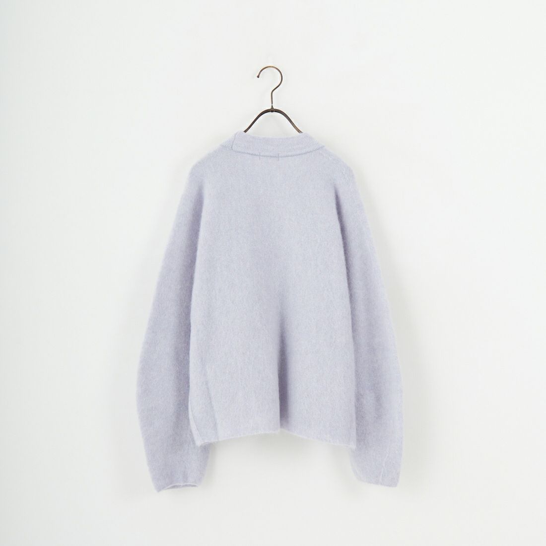 UNFIL [アンフィル] ストレッチ スーパーキッドモヘア カーディガン [WVFL-UW113] ICE BLUE