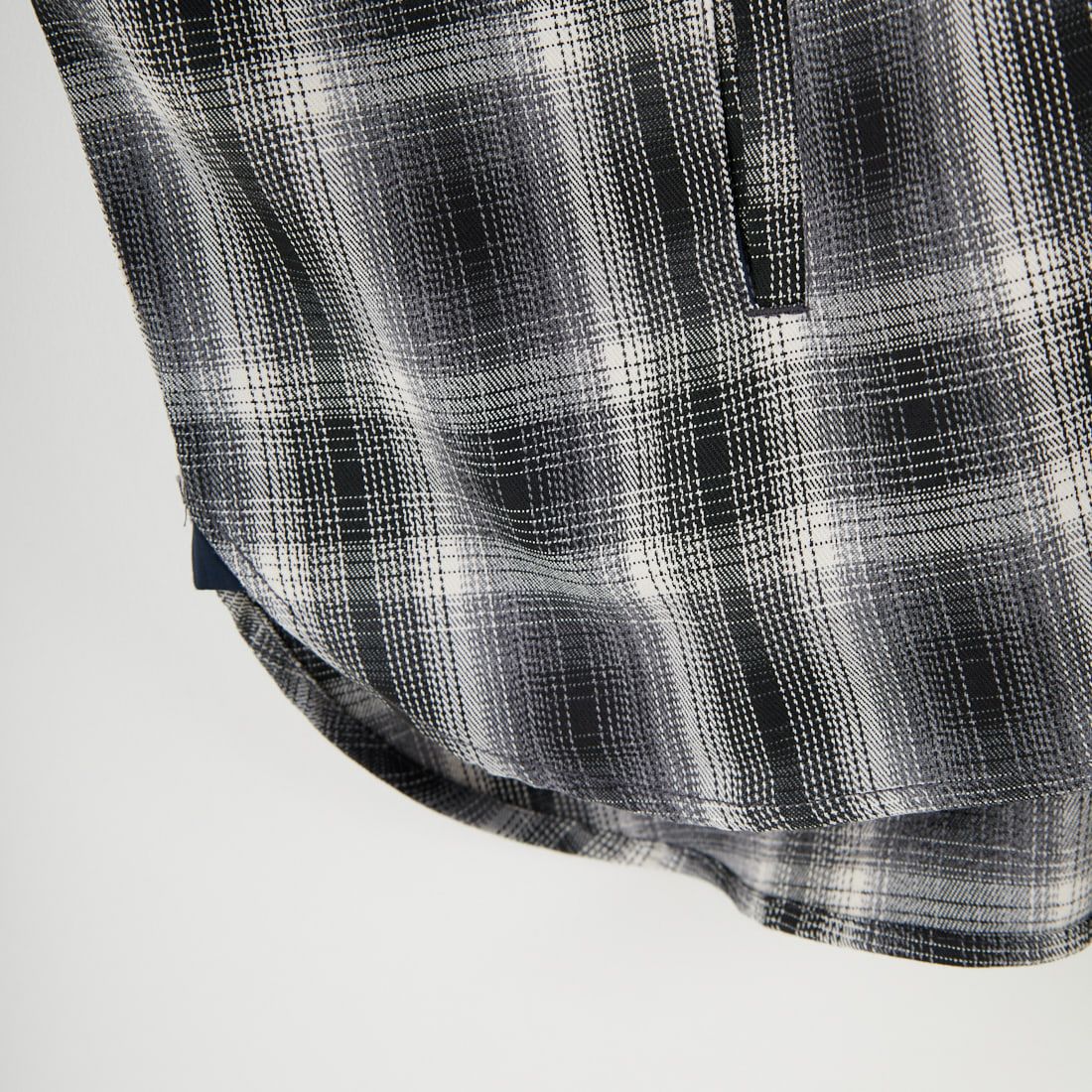 ANTGAUGE [アントゲージ] ドロップショルダー チェックシャツ [GB327] 24 ﾌﾞﾗｯｸ