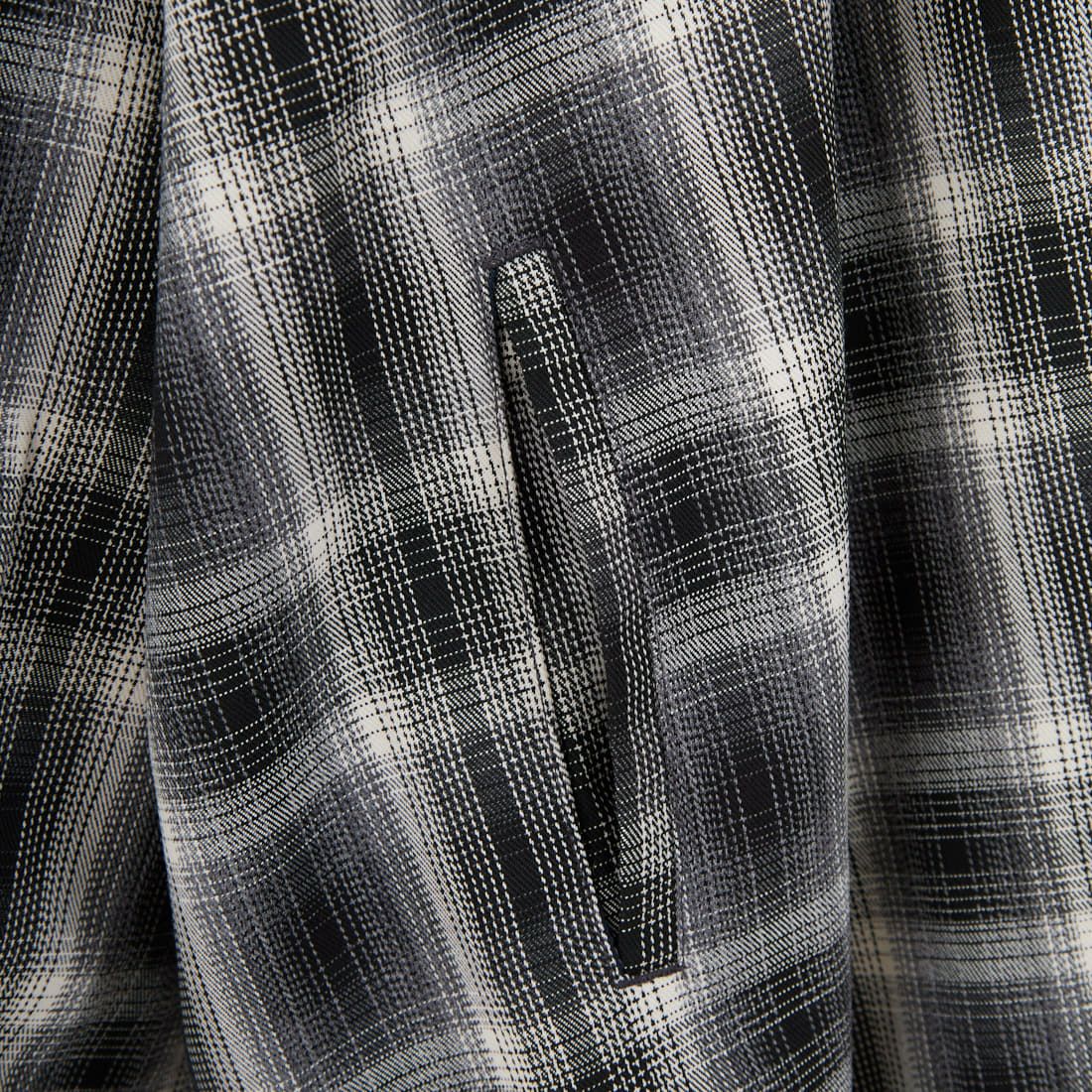 ANTGAUGE [アントゲージ] ドロップショルダー チェックシャツ [GB327] 24 ﾌﾞﾗｯｸ