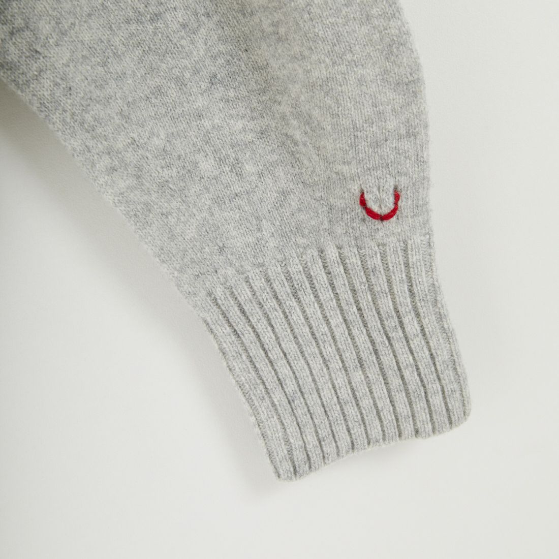 UNFIL [アンフィル] ファインラムウール クルーネック プルオーバー [WVFL-UW117] LT.GRAY