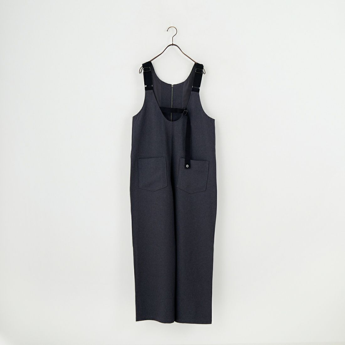 ANTGAUGE [アントゲージ] ルーズストレートサロペット [C2369] 25 ﾁｬｺｰﾙ