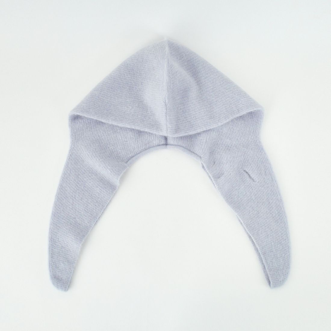 UNFIL [アンフィル] ストレッチスーパーキッドモヘア フード付きストール [WVFL-UW116] ICE BLUE