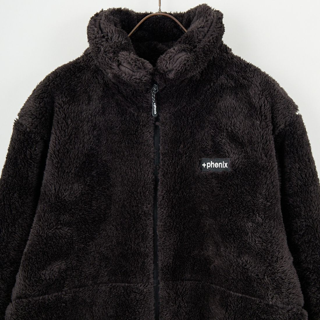 +phenix [プラスフェニックス] ボア フリースジャケット [POO-25083IN-JF] BLACK