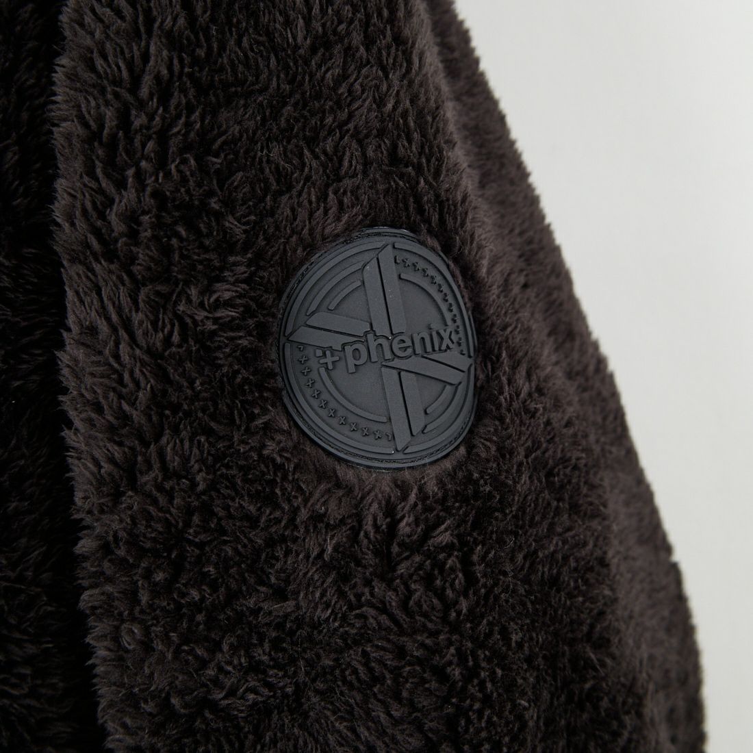 +phenix [プラスフェニックス] ボア フリースジャケット [POO-25083IN-JF] BLACK