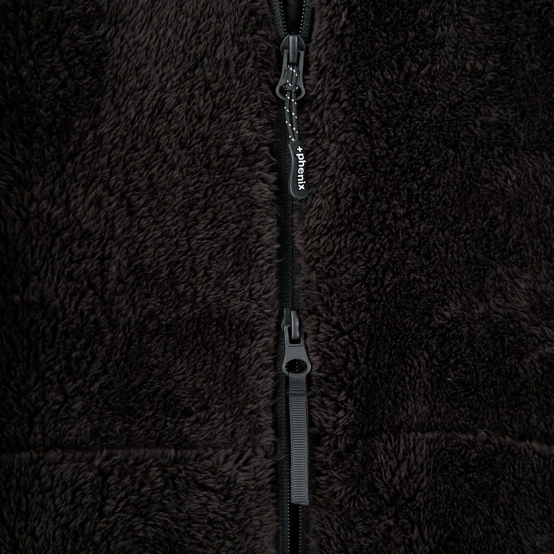 +phenix [プラスフェニックス] ボア フリースジャケット [POO-25083IN-JF] BLACK