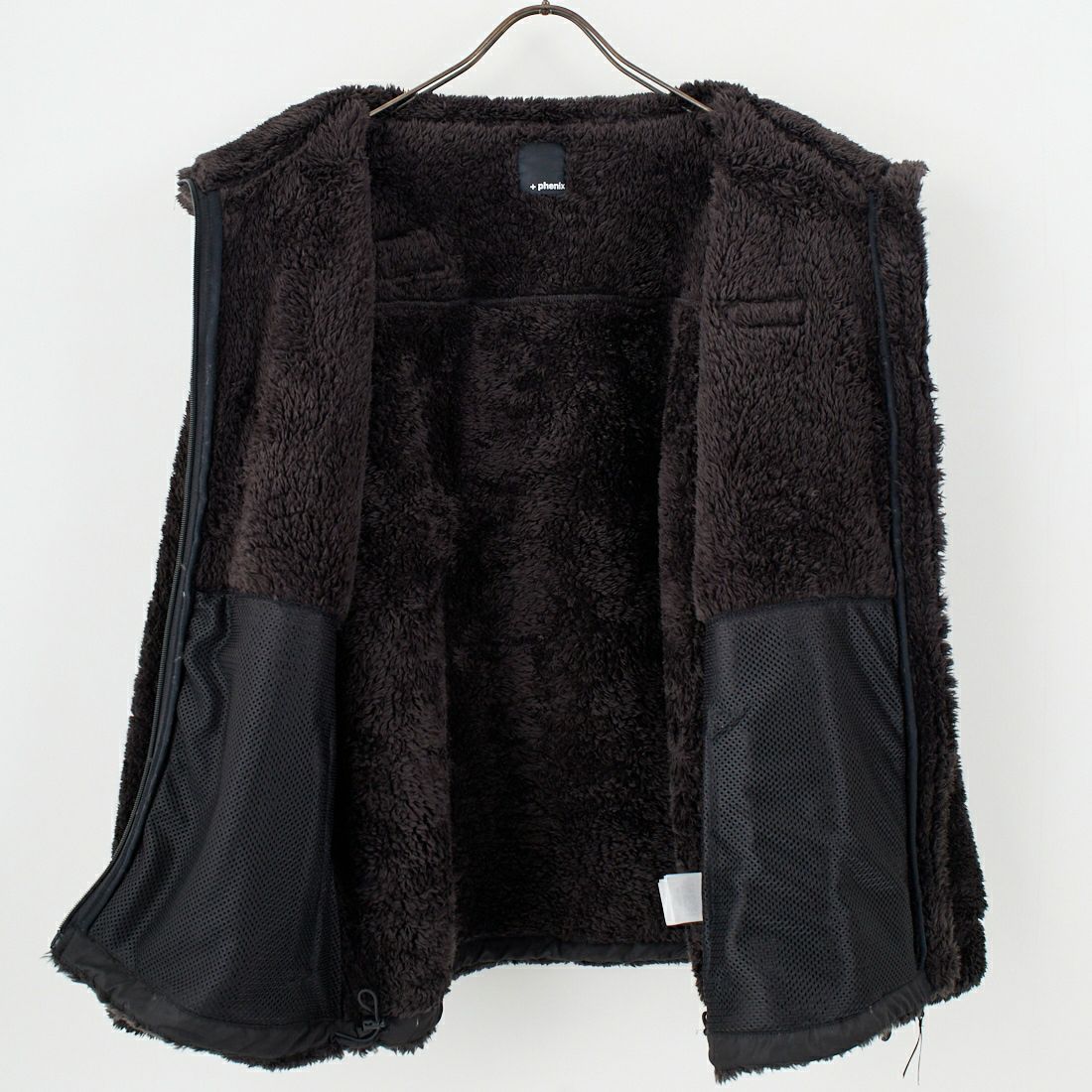 +phenix [プラスフェニックス] ボア フリースジャケット [POO-25083IN-JF] BLACK