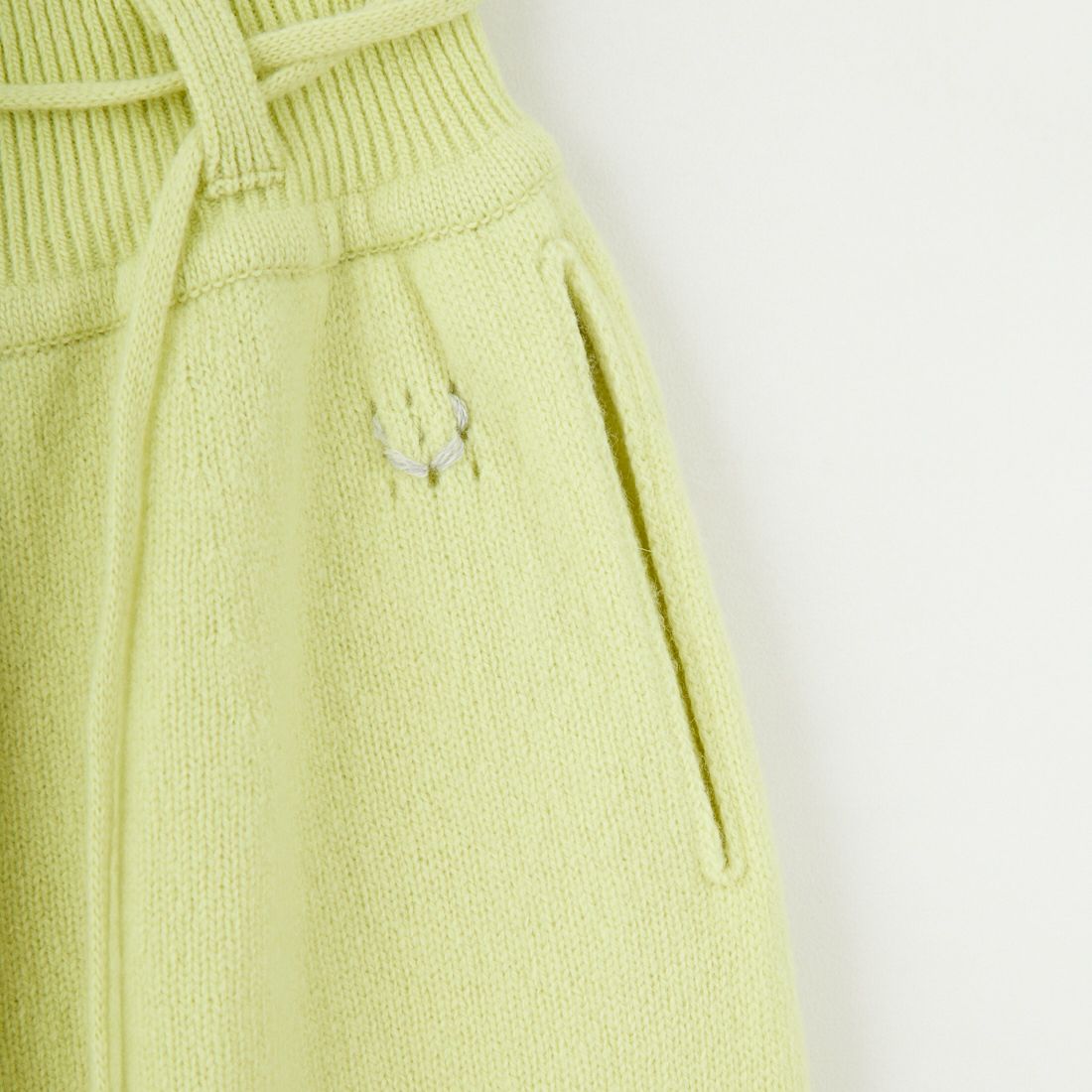 UNFIL [アンフィル] ファインラムウール ベルト付きパンツ [WVFL-UW119] LIME YEL