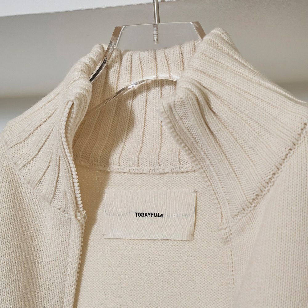 TODAYFUL [トゥデイフル] コンパクトジップニット [12520508] IVR