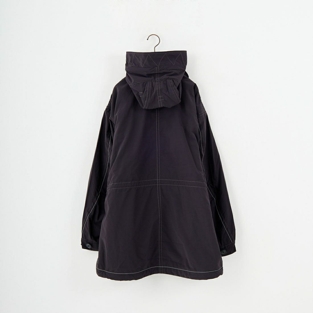 and wander [アンドワンダー] フィッシュテールコート OCTA [5745281051] BLACK