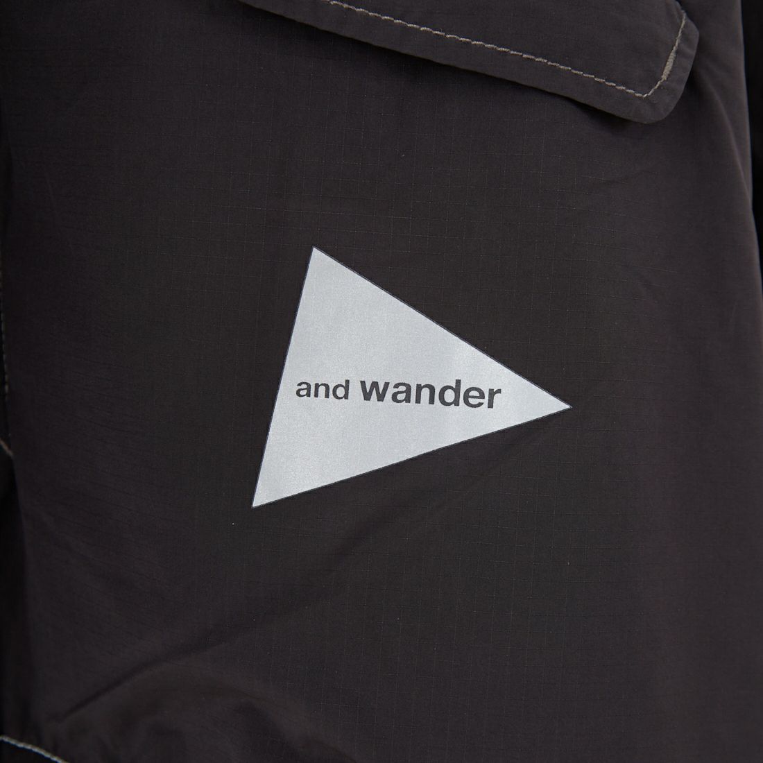 and wander [アンドワンダー] フィッシュテールコート OCTA [5745281051] BLACK