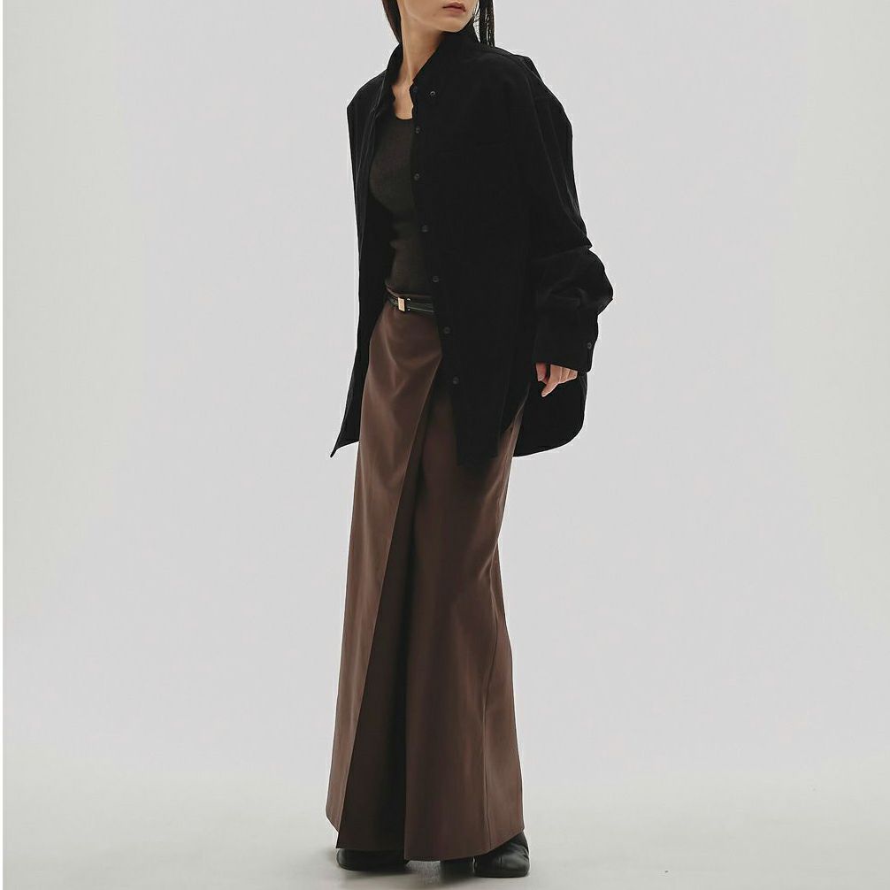 TODAYFUL [トゥデイフル] ポケットコーデュロイシャツ [12520412] BLACK