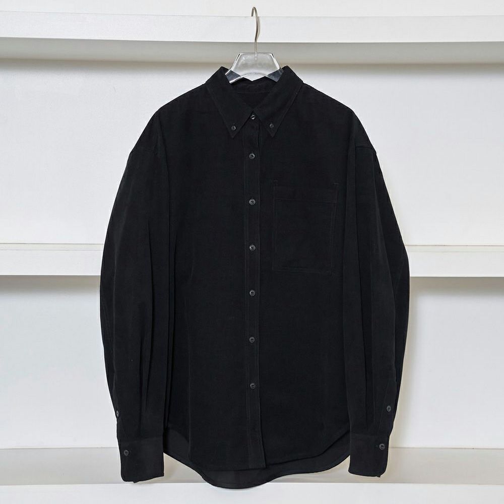 TODAYFUL [トゥデイフル] ポケットコーデュロイシャツ [12520412] BLACK