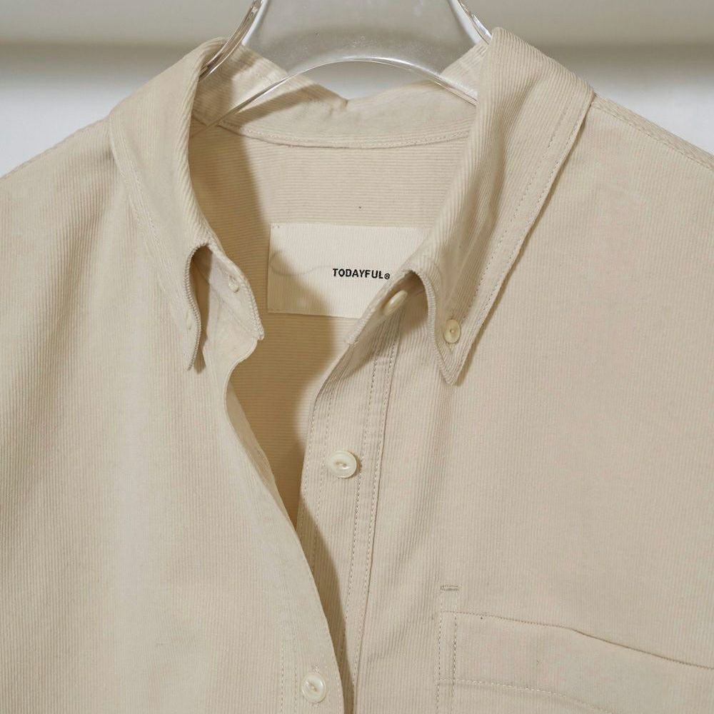 TODAYFUL [トゥデイフル] ポケットコーデュロイシャツ [12520412] IVR