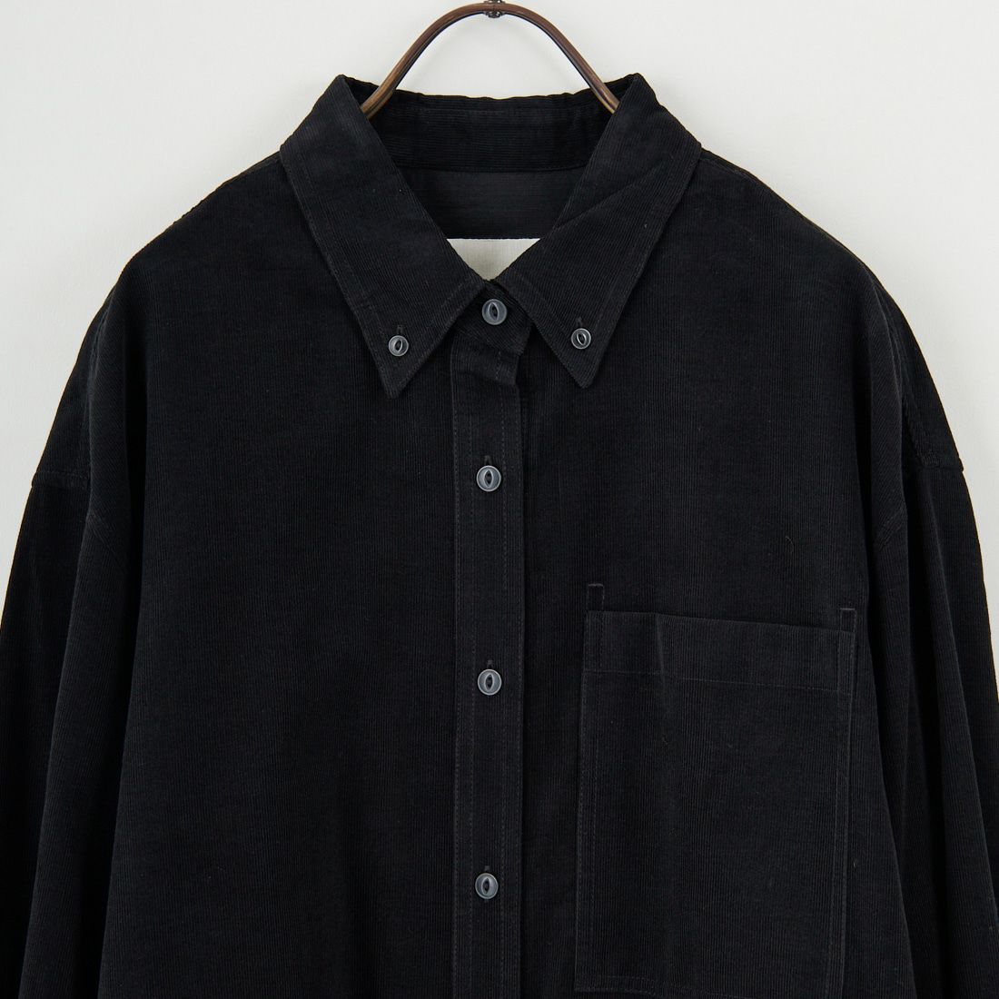 TODAYFUL [トゥデイフル] ポケットコーデュロイシャツ [12520412] BLACK