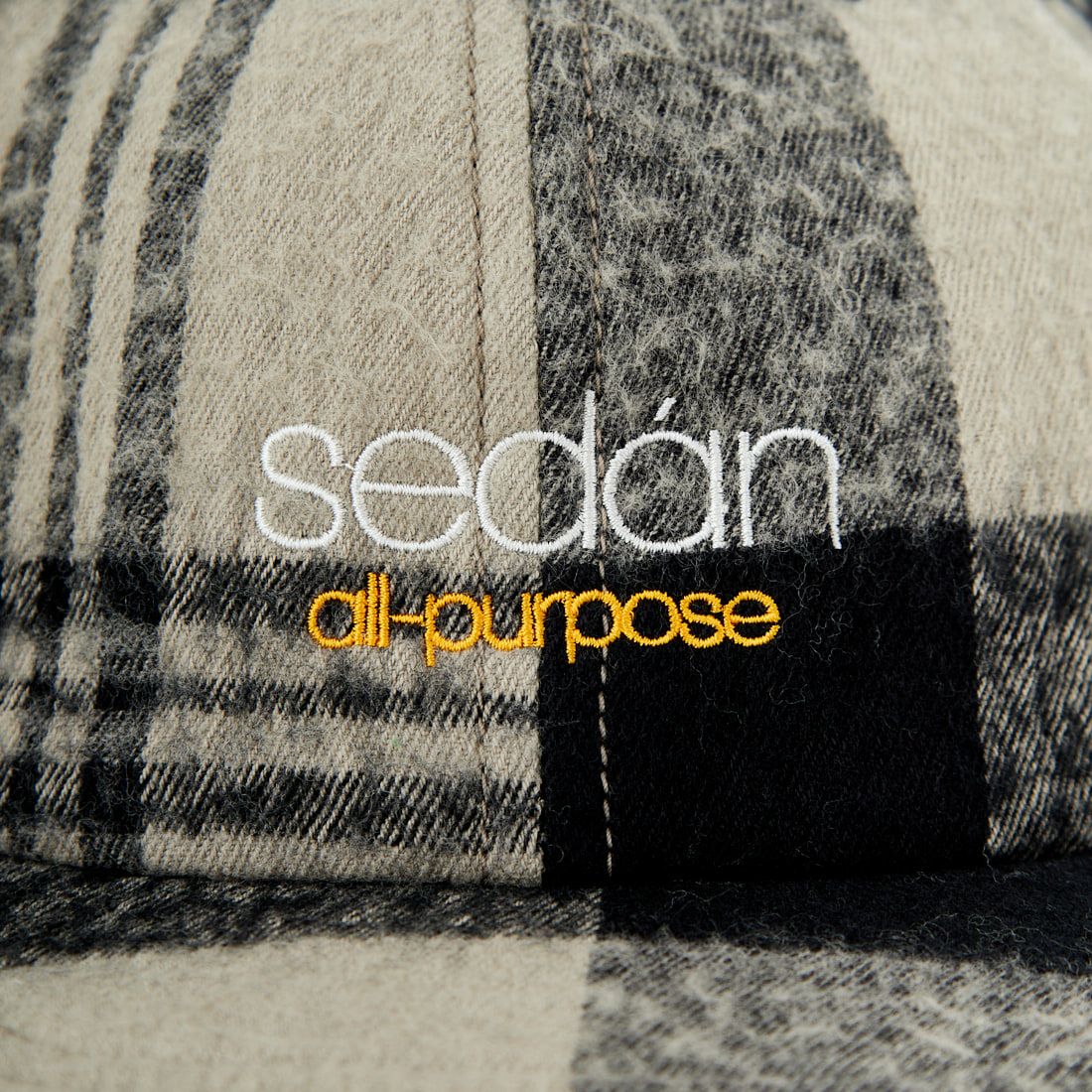 SEDAN ALL-PURPOSE [セダン オールパーパス] クラシックロゴ プレイドキャップ [SD25F-CP04] KHAKI