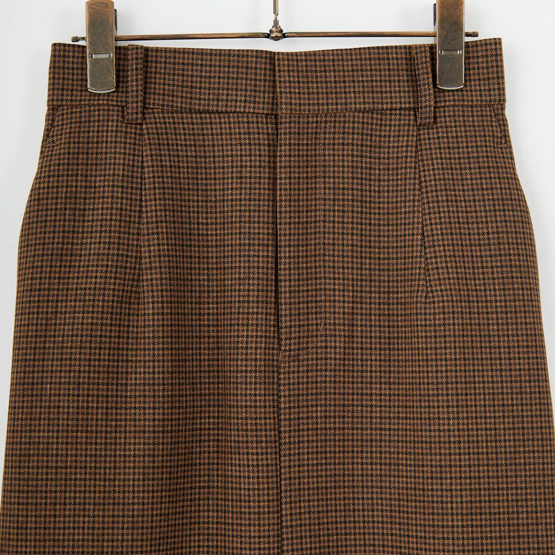 USINE [ユジーヌ] イージーケアウールライクタイトスカート [21256061] 039 BRﾁｪｯｸ