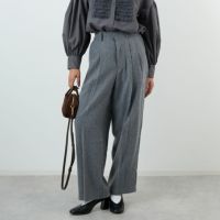 002 ｸﾞﾚｰ&&モデル身長：162cm 着用サイズ：34&&