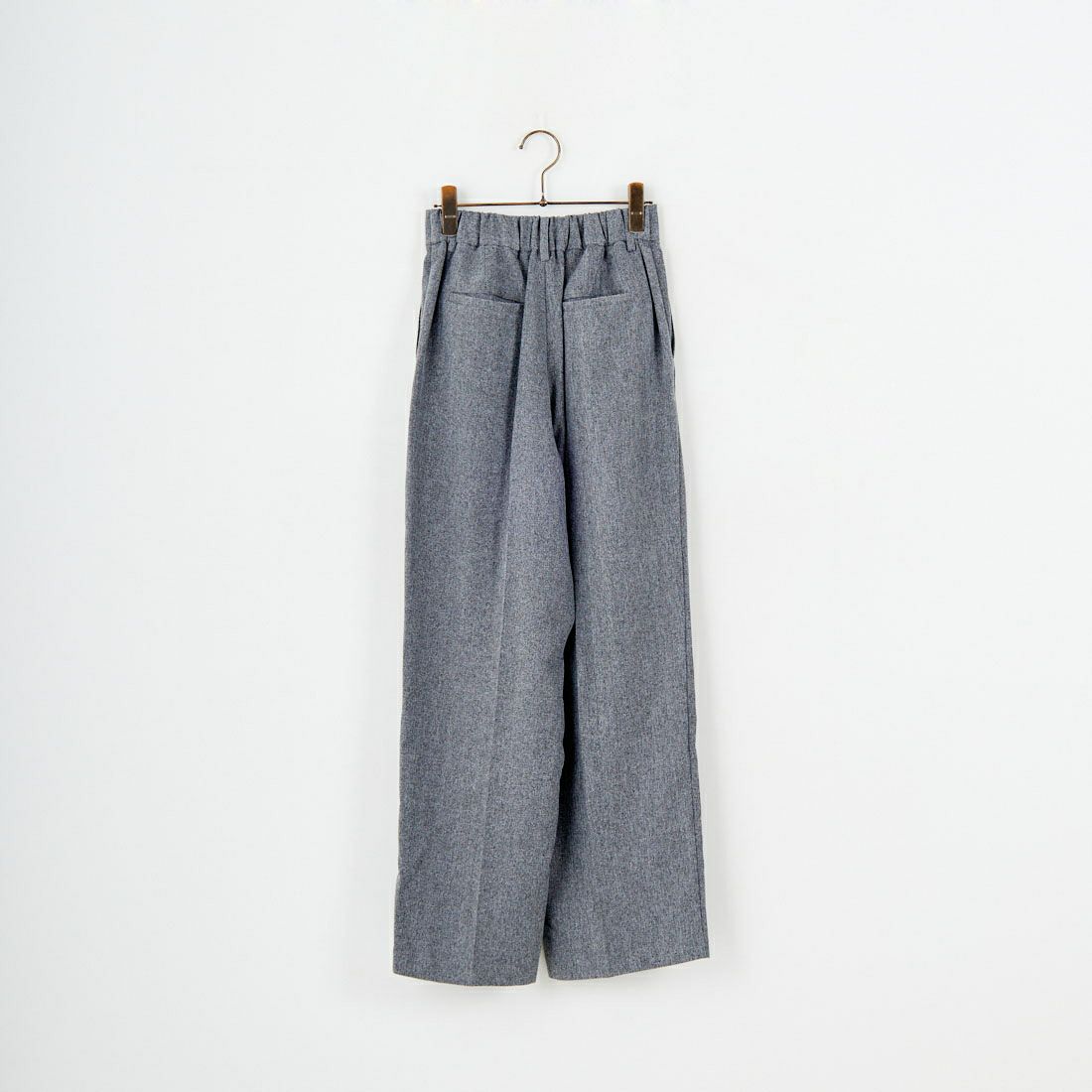 USINE [ユジーヌ] イージーケアウールライク 2タックワイドパンツ [21256060] 002 ｸﾞﾚｰ