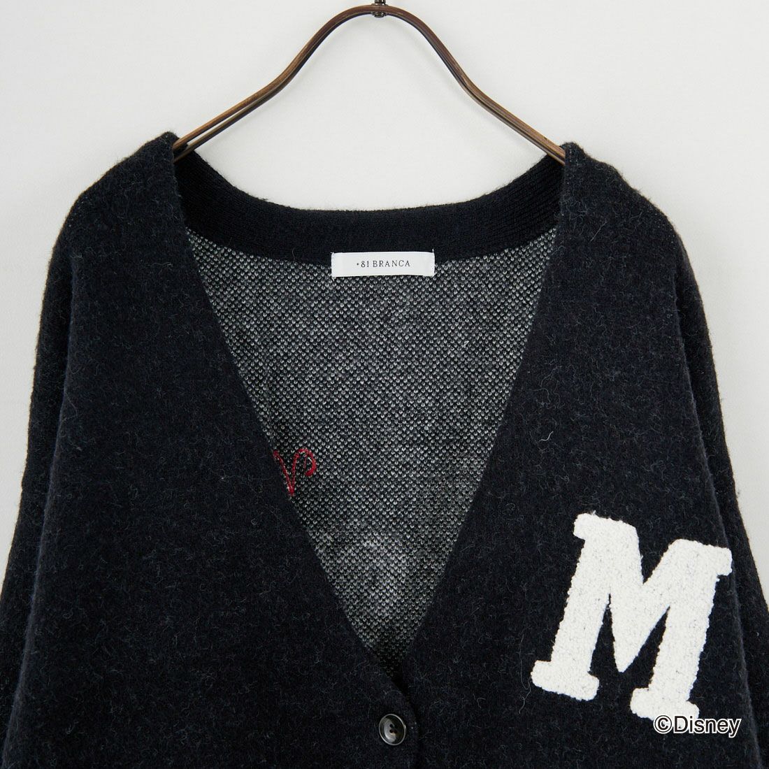 +81 BRANCA [ハチイチブランカ] ニットカーディガン [81B-25AW-K03] BLACK