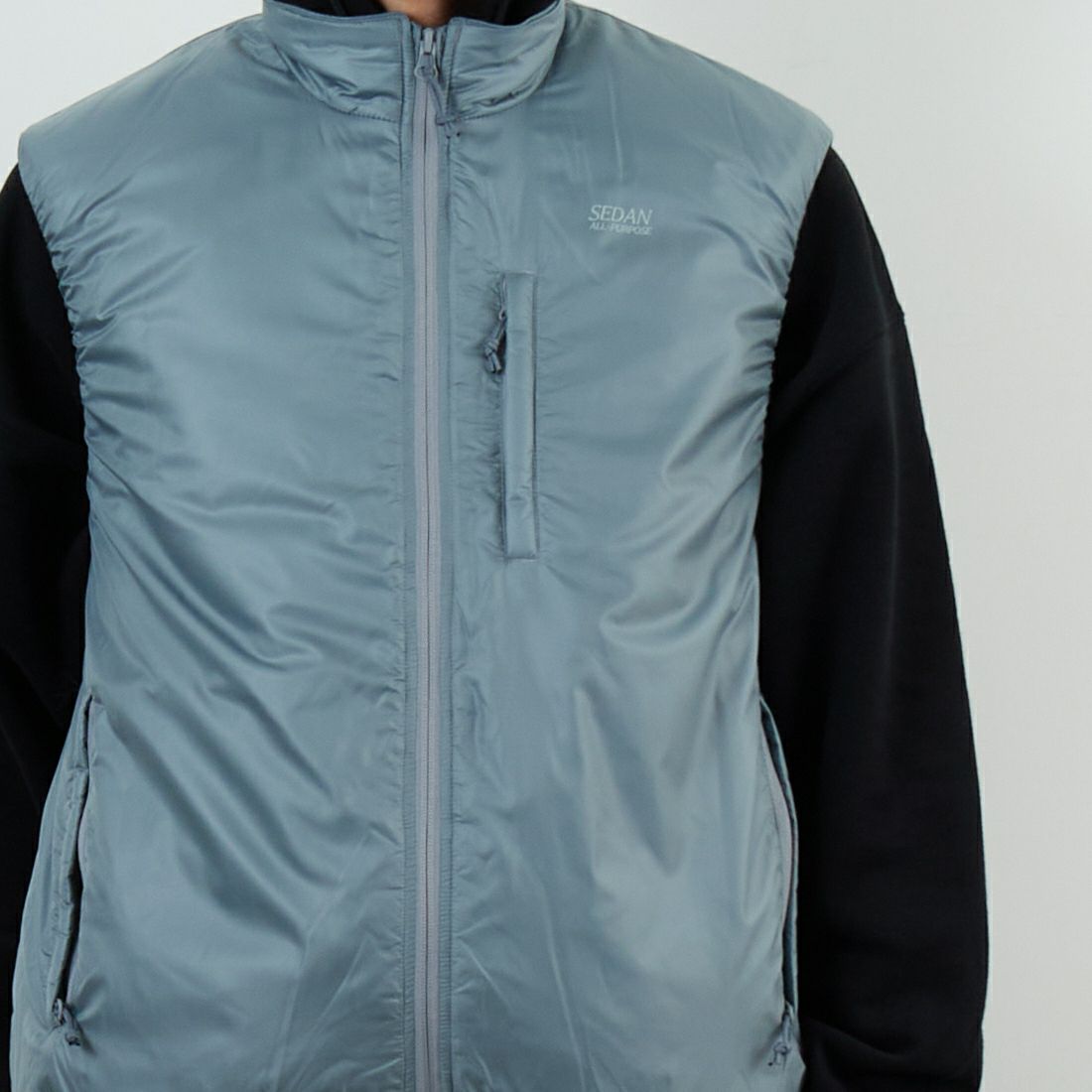 SEDAN ALL PURPOSE フルジップ パッカブル ベスト SEDAN ALL-PURPOSE | フルジップパッカブルベスト - CHANTILLY-2F
