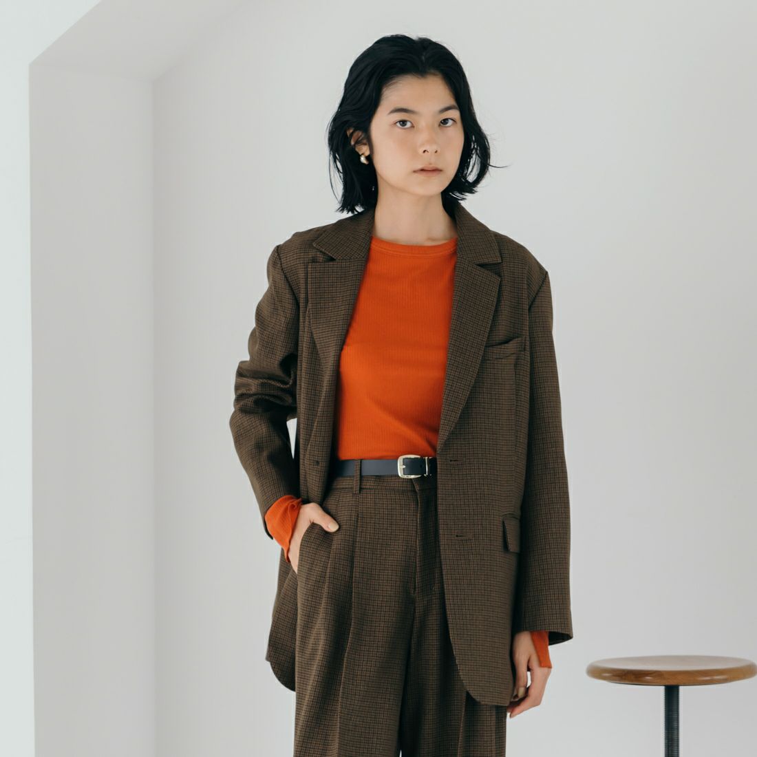 USINE [ユジーヌ] イージーケアウールライクジャケット [21256062]