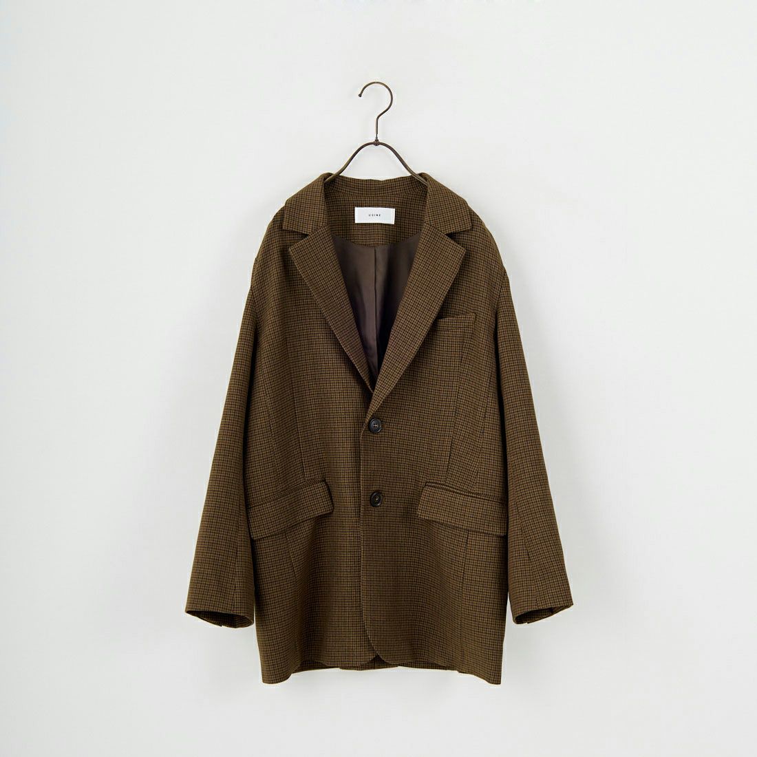 USINE [ユジーヌ] イージーケアウールライクジャケット [21256062] 039 BRﾁｪｯｸ