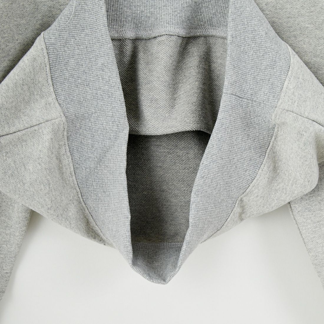 JEANSFACTORY × NANGA [ジーンズファクトリー × ナンガ] 別注 ワンポイントロゴ刺繍 ジップポケットスウェット [NW2503-JF] GRAY