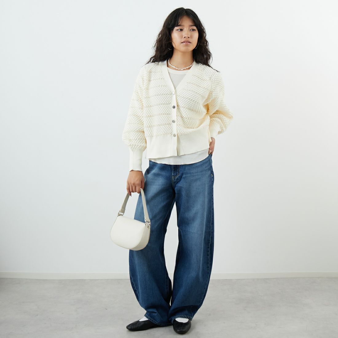 YANUK [ヤヌーク] カーブテーパード LAURA/ローラ [57153291] UMB &&モデル身長：162cm 着用サイズ：24&&