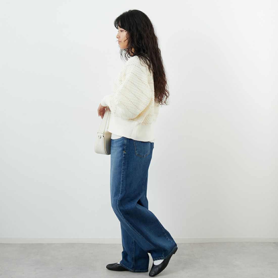 YANUK [ヤヌーク] カーブテーパード LAURA/ローラ [57153291] UMB &&モデル身長：162cm 着用サイズ：24&&