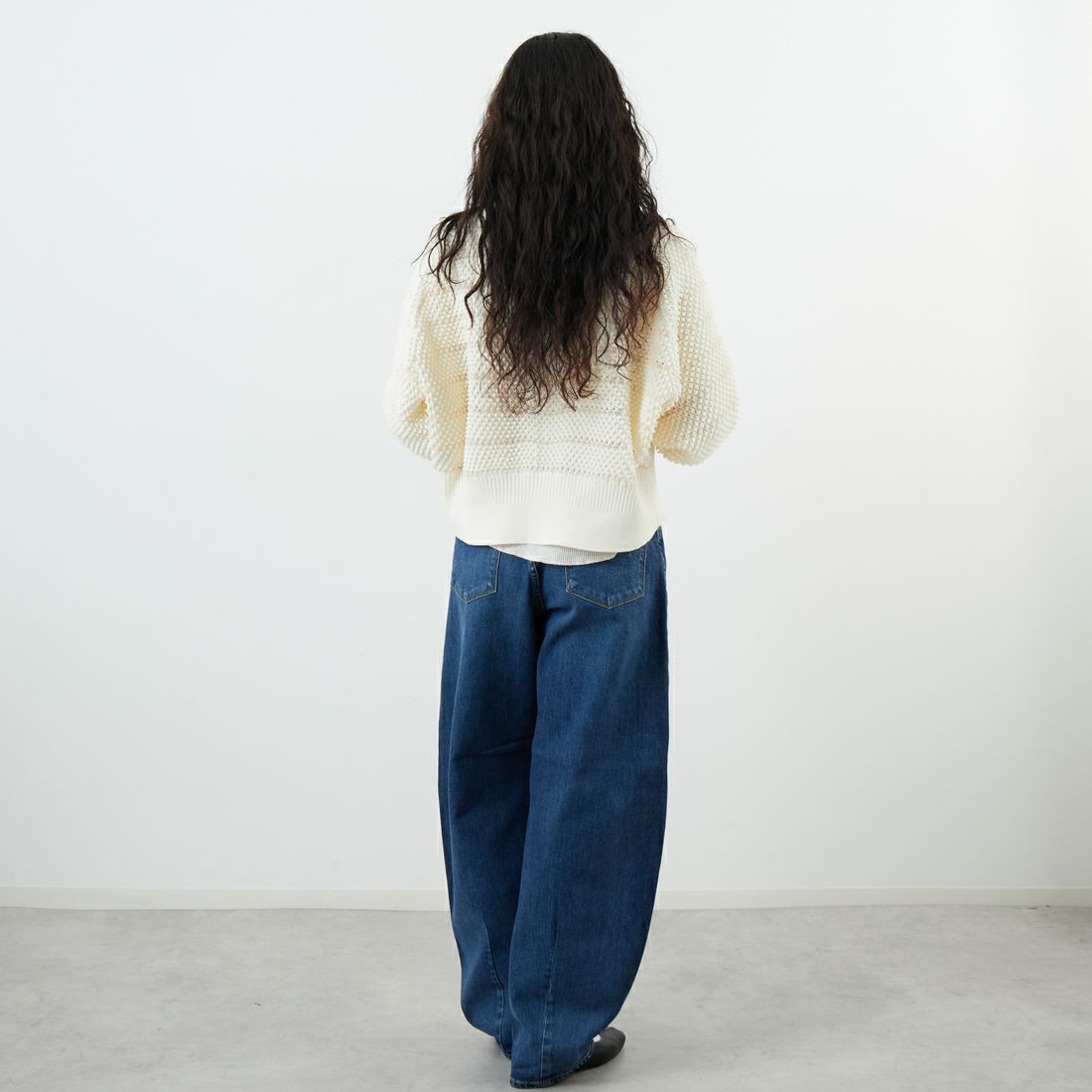 YANUK [ヤヌーク] カーブテーパード LAURA/ローラ [57153291] UMB &&モデル身長：162cm 着用サイズ：24&&