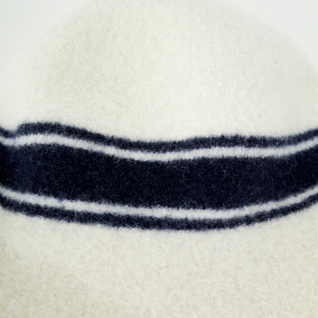 RACAL [ラカル] 縮絨ウールチューリップハット [RL-25-1410] OFF WHITE