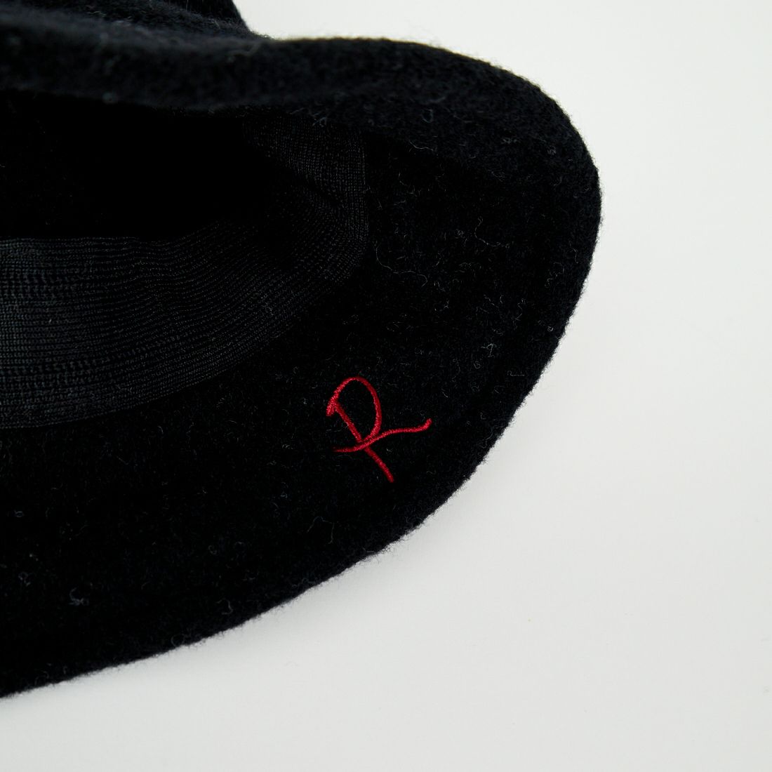 RACAL [ラカル] 縮絨ウールチューリップハット [RL-25-1410] BLACK