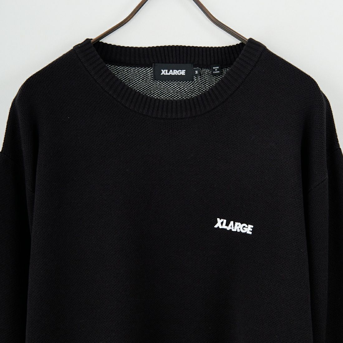 XLARGE [エクストララージ] スランテッドOGニットセーター [101254015002] BLACK