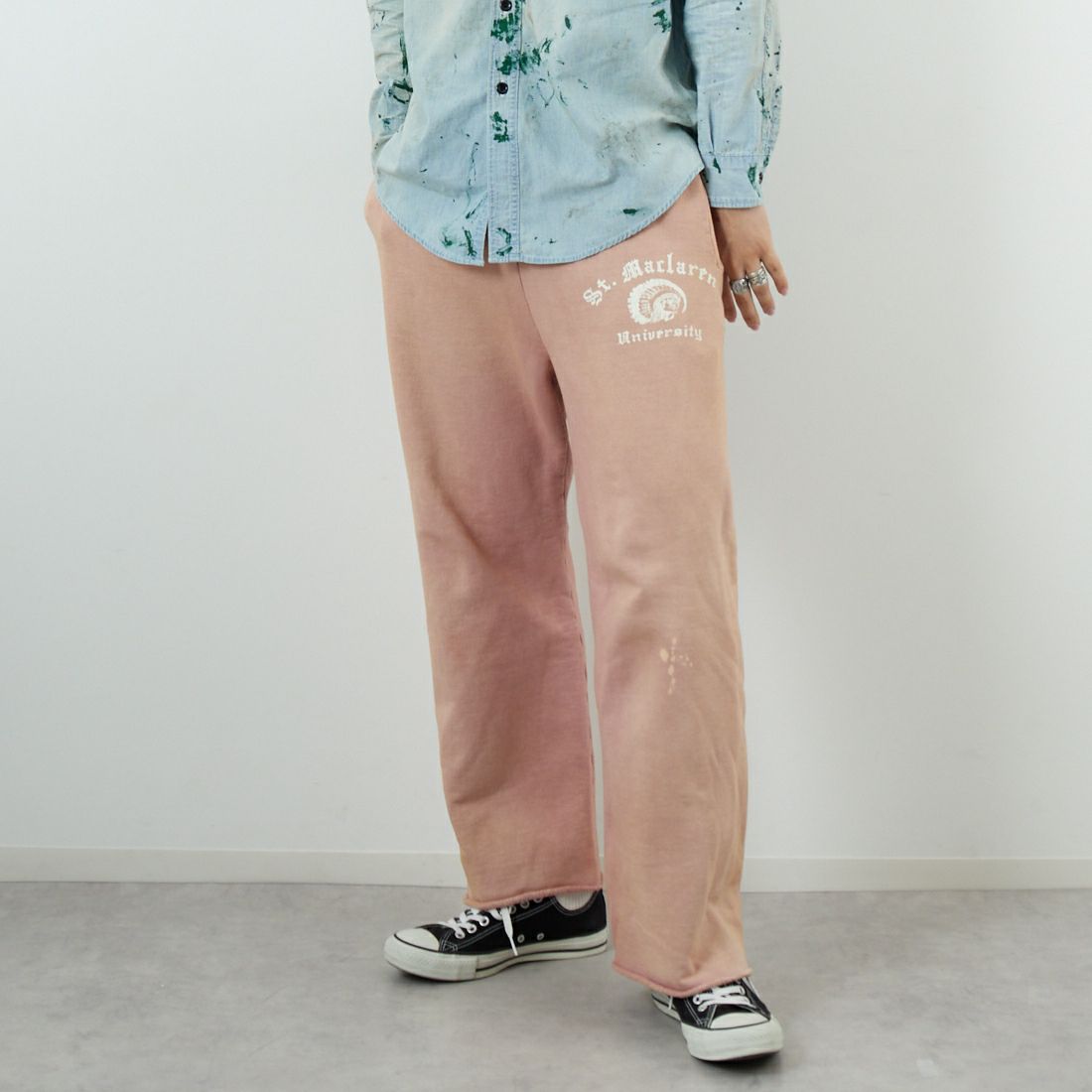 AGED PINK&&モデル身長：179cm 着用サイズ：L&&