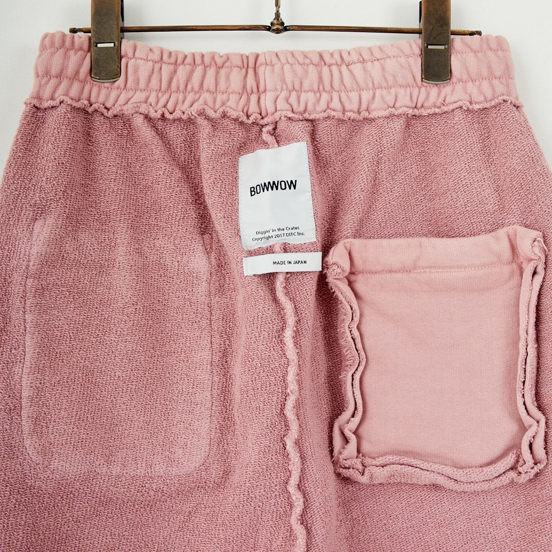 BOW WOW [バウワウ] ST. MACLAREN UNIV. エイジドスウェットパンツ [BW252-MUSP] AGED PINK
