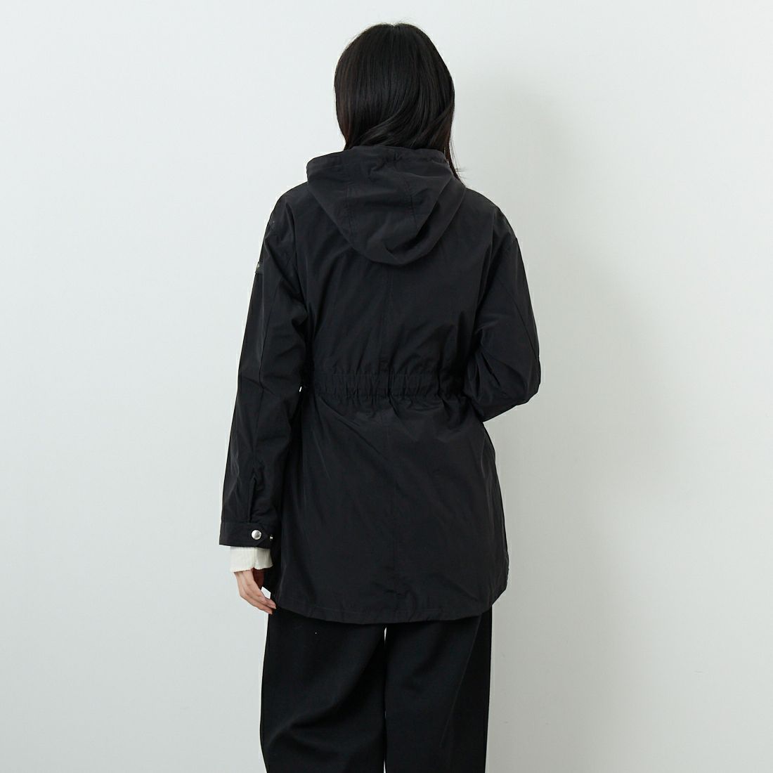 TATRAS [タトラス] AJUGA/アジュガ モッズコート [LJXA0092023588] BLACK &&モデル身長：162cm 着用サイズ：2&&